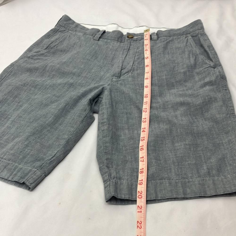J.Crew Chambray blue Club Shorts mens 32 W - Picture 4 of 8